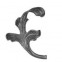 52.025 Decorative Garden Fence Cast Steel Flowers And Leaves