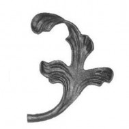 52.026 Decorative Garden Fence Cast Steel Flowers And Leaves