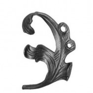 52.028 Decorative Garden Fence Cast Steel Flowers And Leaves