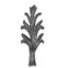 52.034 Decorative Garden Fence Cast Steel Flowers And Leaves