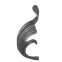 52.037 Decorative Garden Fence Cast Steel Flowers And Leaves