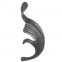 52.038 Decorative Garden Fence Cast Steel Flowers And Leaves