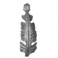 52.044 Decorative Garden Fence Cast Steel Flowers And Leaves