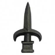 40.512 Decorative Cast Iron / Steel Spear Points Railheads