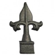 40.521 Decorative Cast Iron / Steel Spear Points Railheads