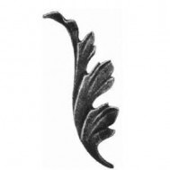 52.049 Decorative Garden Fence Cast Steel Flowers And Leaves