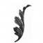 52.050 Decorative Garden Fence Cast Steel Flowers And Leaves