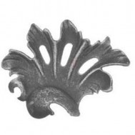 52.051 Decorative Garden Fence Cast Steel Flowers And Leaves