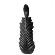52.055 Decorative Garden Fence Cast Steel Flowers And Leaves