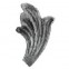 52.061 Decorative Garden Fence Cast Steel Flowers And Leaves