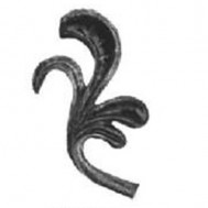 52.069 Decorative Garden Fence Cast Steel Flowers And Leaves