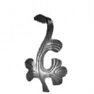 52.070 Decorative Garden Fence Cast Steel Flowers And Leaves