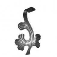 52.071 Decorative Garden Fence Cast Steel Flowers And Leaves