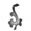 52.071 Decorative Garden Fence Cast Steel Flowers And Leaves