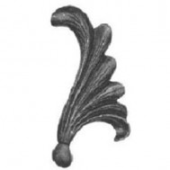 52.073 Decorative Garden Fence Cast Steel Flowers And Leaves