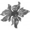 52.130 Decorative Garden Fence Cast Steel Flowers And Leaves
