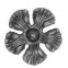 52.133 Decorative Garden Fence Cast Steel Flowers And Leaves