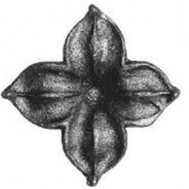 52.139 Decorative Garden Fence Cast Steel Flowers And Leaves