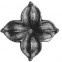 52.139 Decorative Garden Fence Cast Steel Flowers And Leaves