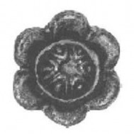 52.142 Decorative Garden Fence Cast Steel Flowers And Leaves