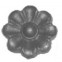 52.143 Decorative Garden Fence Cast Steel Flowers And Leaves