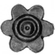 52.144 Decorative Garden Fence Cast Steel Flowers And Leaves