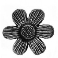 52.147 Decorative Garden Fence Cast Steel Flowers And Leaves
