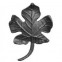 52.202 Decorative Garden Fence Cast Steel Flowers And Leaves