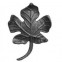 52.203 Decorative Garden Fence Cast Steel Flowers And Leaves
