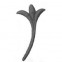 52.207 Decorative Garden Fence Cast Steel Flowers And Leaves