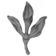 52.209 Decorative Garden Fence Cast Steel Flowers And Leaves