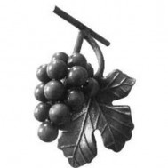 52.212 Decorative Garden Fence Cast Steel Flowers And Leaves