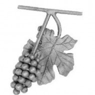 52.213 Decorative Garden Fence Cast Steel Flowers And Leaves