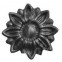 52.301 Decorative Garden Fence Cast Steel Flowers And Leaves