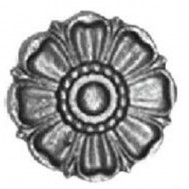 52.302 Decorative Garden Fence Cast Steel Flowers And Leaves