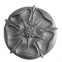 52.304 Decorative Garden Fence Cast Steel Flowers And Leaves
