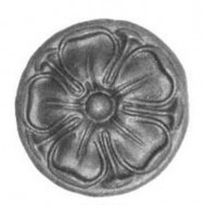 52.305 Decorative Garden Fence Cast Steel Flowers And Leaves
