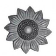 52.307 Decorative Garden Fence Cast Steel Flowers And Leaves