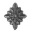 52.309 Decorative Garden Fence Cast Steel Flowers And Leaves