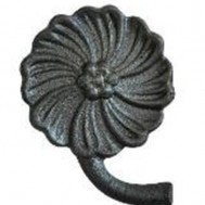52.312 Decorative Garden Fence Cast Steel Flowers And Leaves