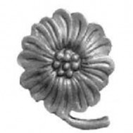 52.313 Decorative Garden Fence Cast Steel Flowers And Leaves