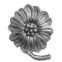 52.313 Decorative Garden Fence Cast Steel Flowers And Leaves