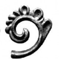 52.316.01 Decorative Garden Fence Cast Steel Flowers And Leaves