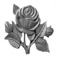 52.405 Decorative Garden Fence Cast Steel Flowers And Leaves