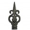 Decorative Cast Iron / Steel Spear Points Railheads