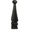 Decorative Cast Iron / Steel Spear Points Railheads