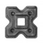 44.067 Decoration Metal Fence Gates Wrought Iron Bases