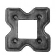 44.069 Decoration Metal Fence Gates Wrought Iron Bases