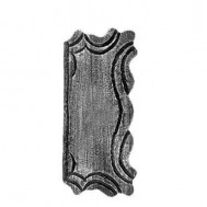 SIMEN METAL 63.108 Ornamental Wrought Iron Lock Plate For Gate