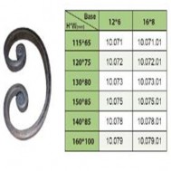 10.071-10.079.01 Wrought Iron House Gate Designs Steel Scroll